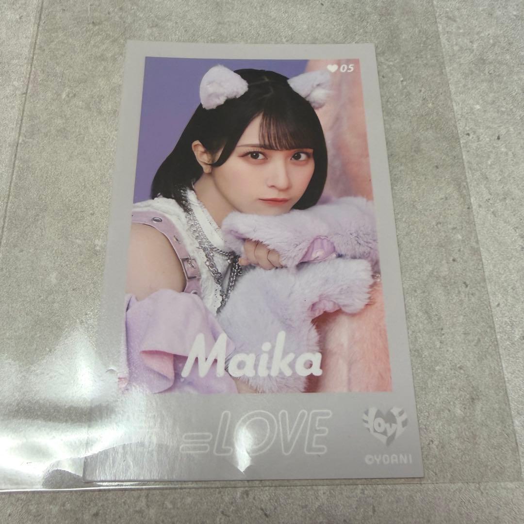 LOVE 佐々木舞香 ミニフォトカード vol.9 レア 猫衣装 イコラブ - メルカリ