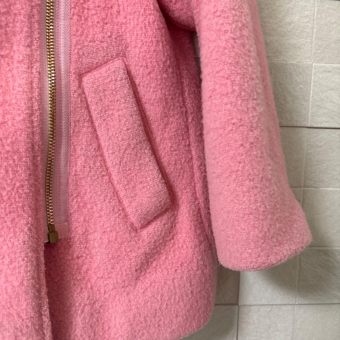 ファミリア コート ファー付き ピンク 120 - メルカリ