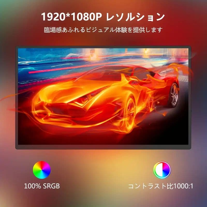 【新品未開封】モバイルモニター 18.5インチ IPS FHD フルHD
