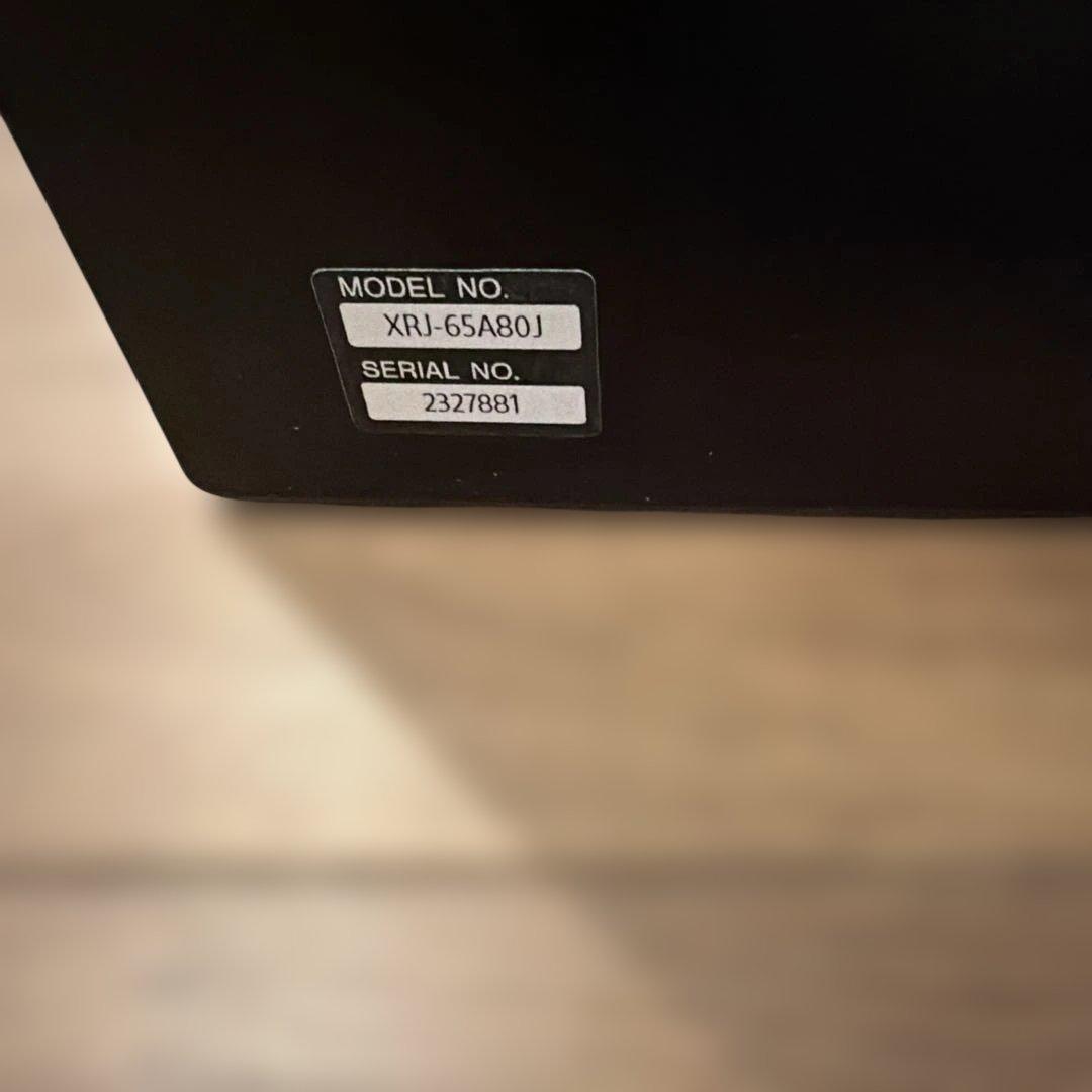 XRJ-65A80J 4K有機ELテレビ ジャンク品