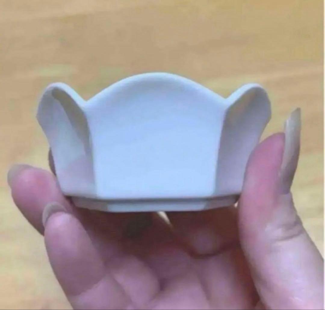 ポーセラーツ白磁 チャイナペイント 六角小鉢ボウル5個おまとめ売り