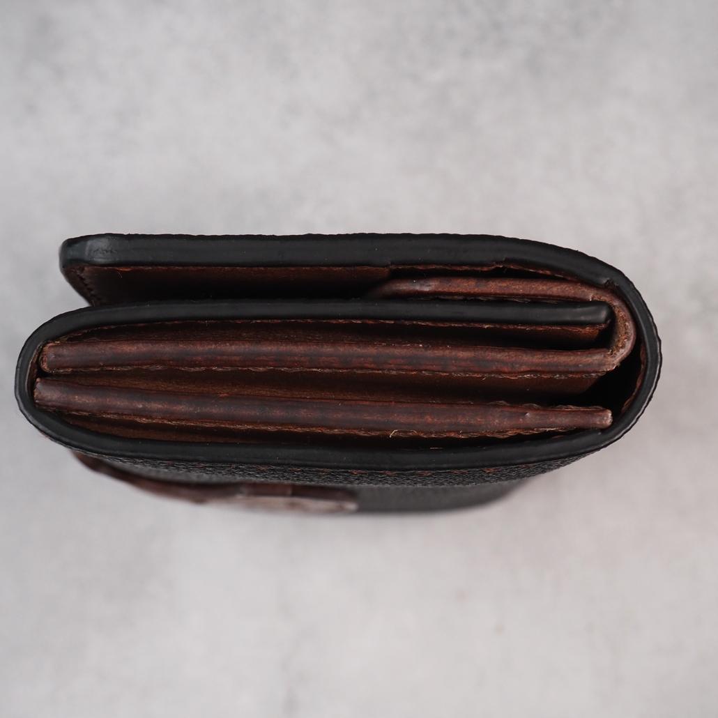 定価7万1500円 美品 GRANT KUROZAN 黒桟革 長財布 - メルカリ