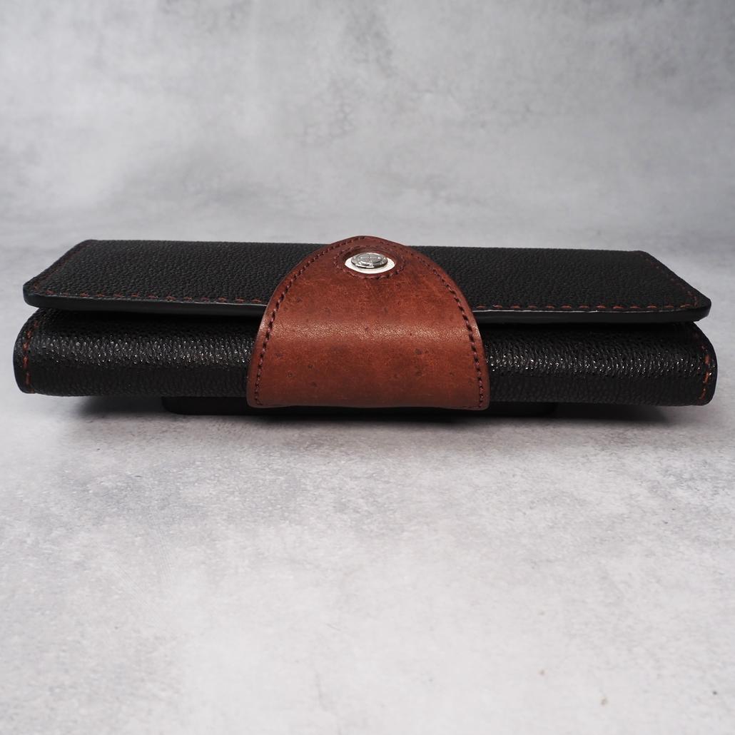 定価7万1500円 美品 GRANT KUROZAN 黒桟革 長財布 - メルカリ