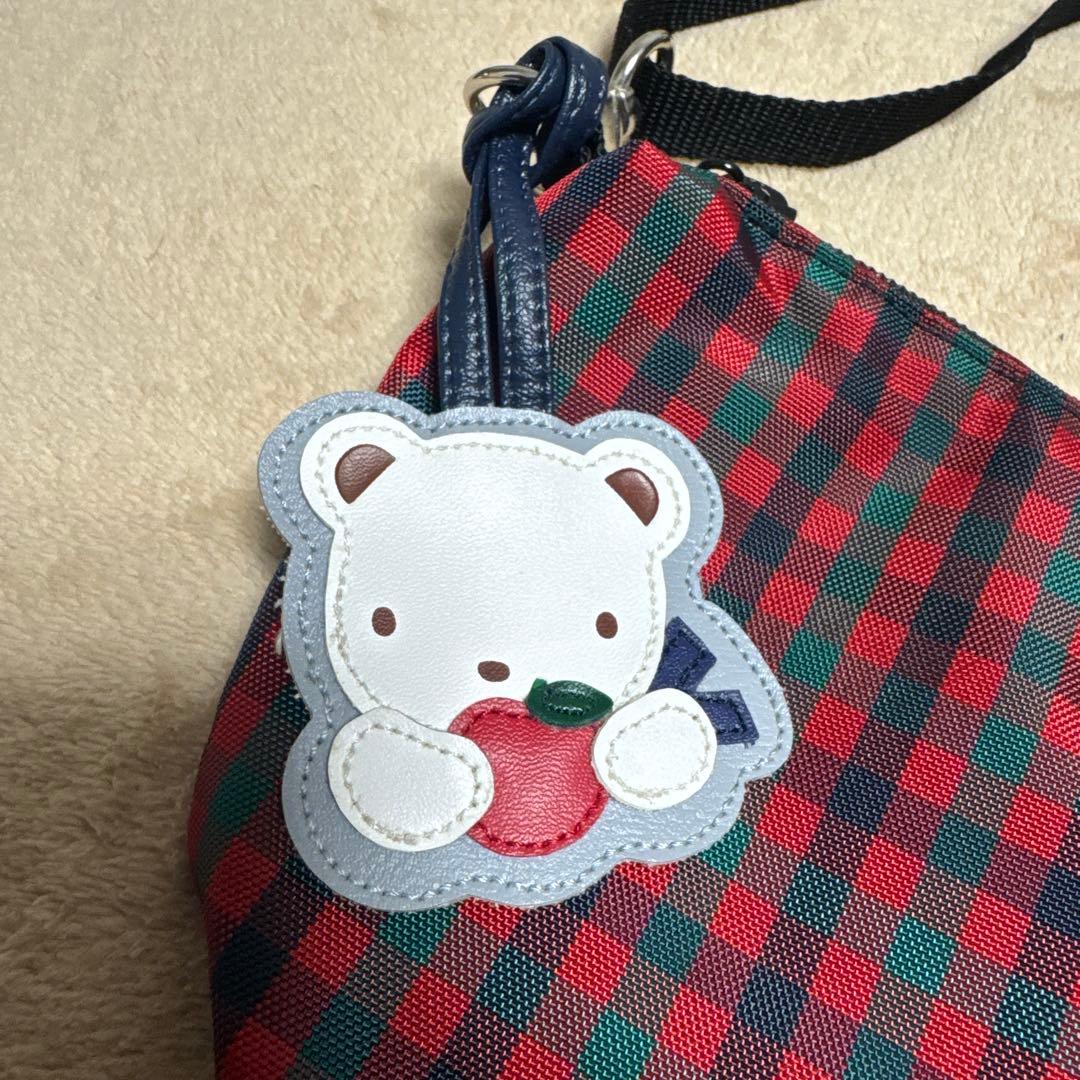 familiar ファミリア 舟形ポシェット チェック - メルカリ