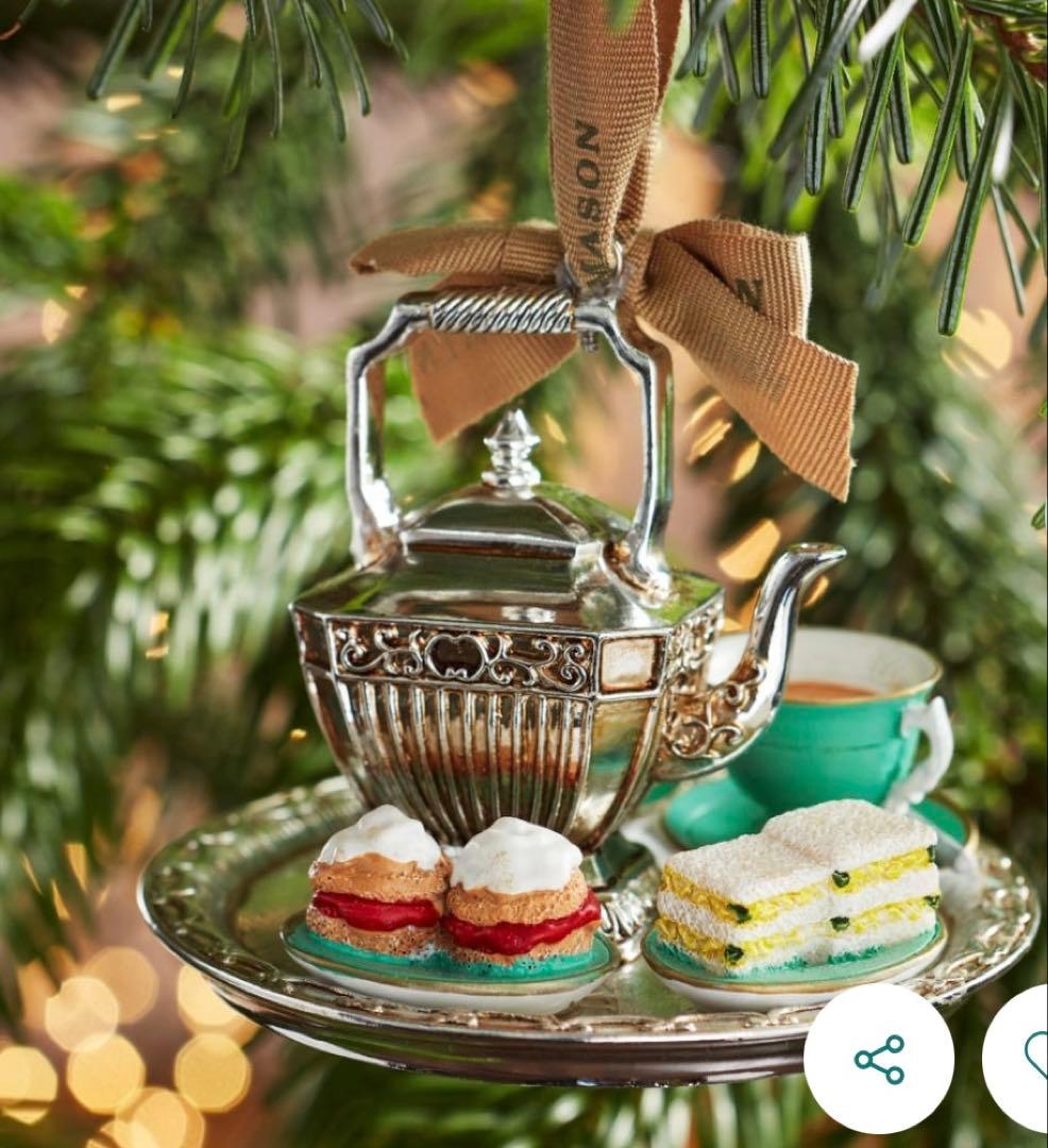 新品 フォートナム&メイソン オーナメント ティーカップ クリスマス