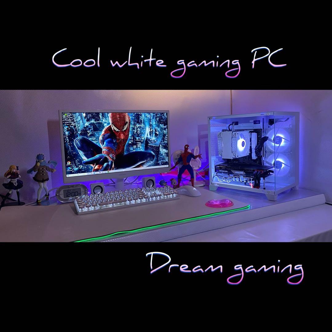 ゲーミングPC フルセット ホワイト ryzen5-3600 GTX1080