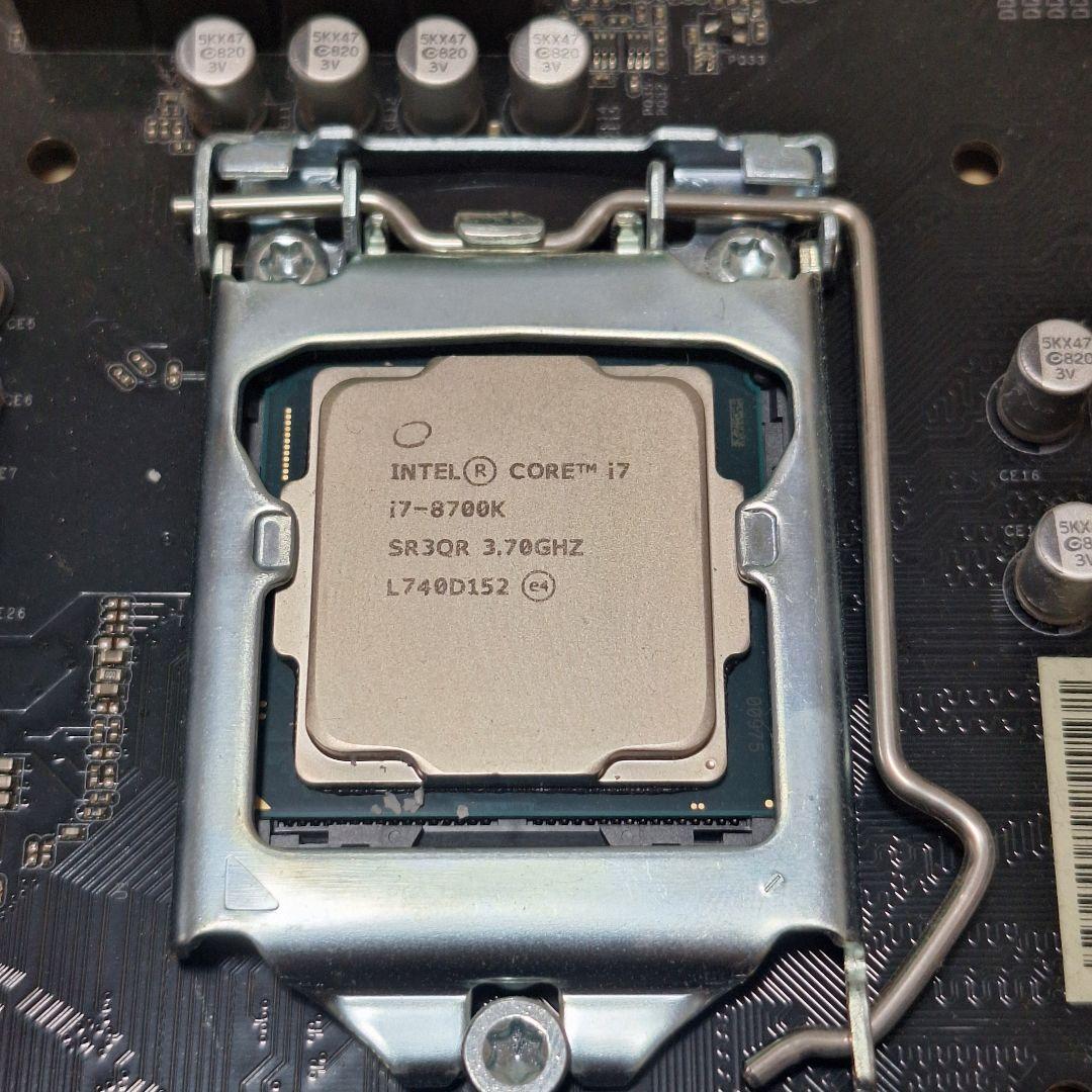i7-8700K ASRock Z370 Pro4 DDR4メモリ8GB ×2