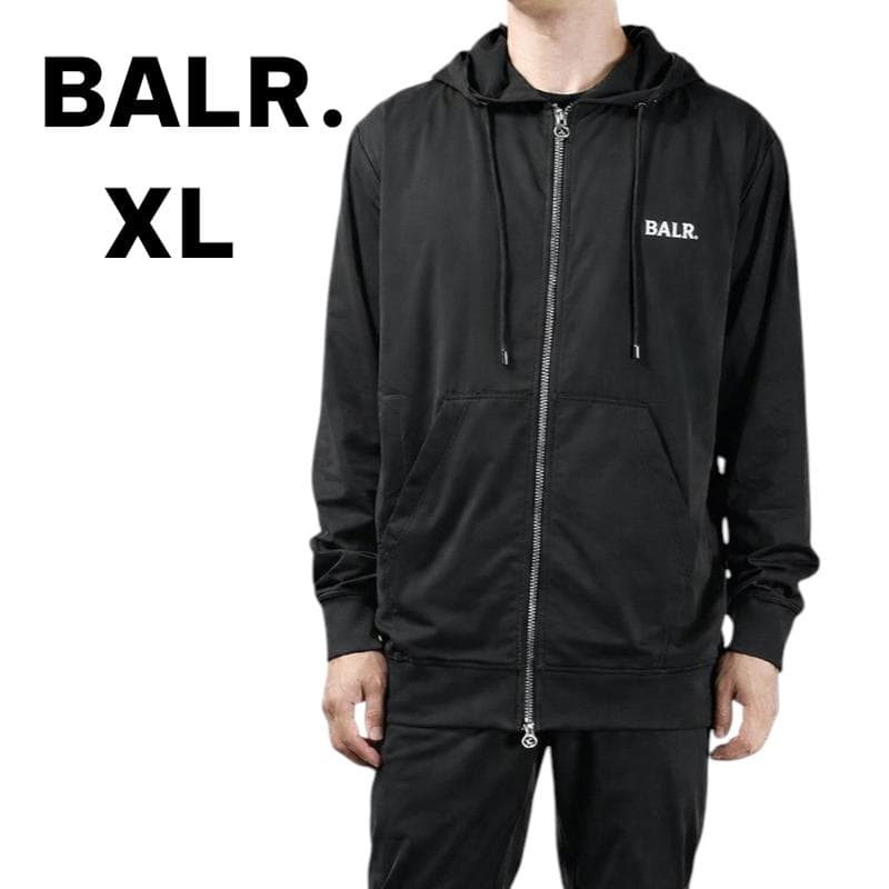 BALR ボーラー パーカー JP Q-series 日本限定 黒 長袖 XL - メルカリ
