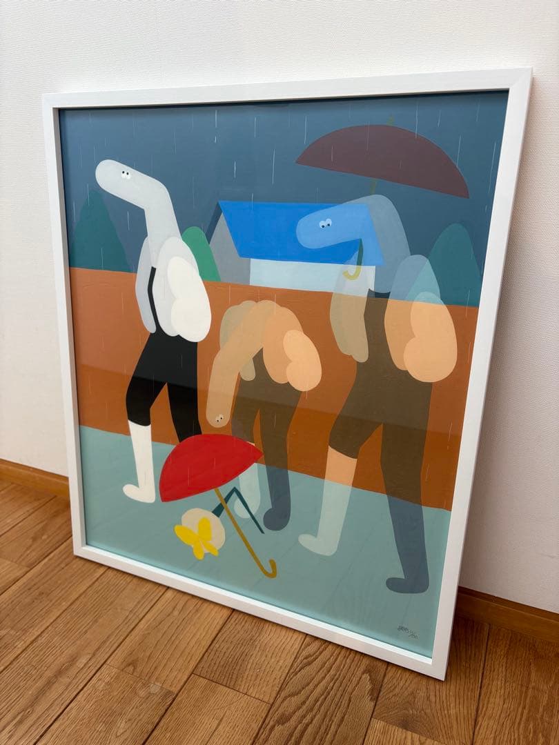 MOTAS モータス Hidden ジークレープリント 額装 真作 EDサイン入 MOTAS モータス Hidden ジークレープリント 額装 真作 EDサイン入