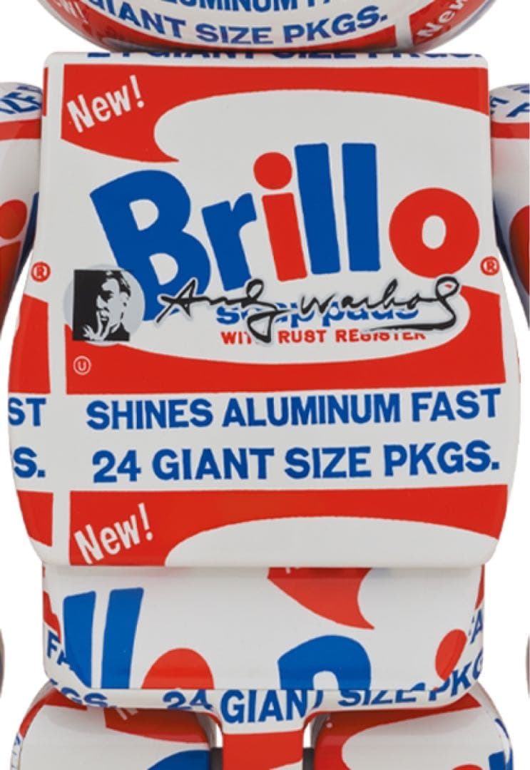 BE@RBRICK ANDY WARHOL \"Brillo\" 1000％