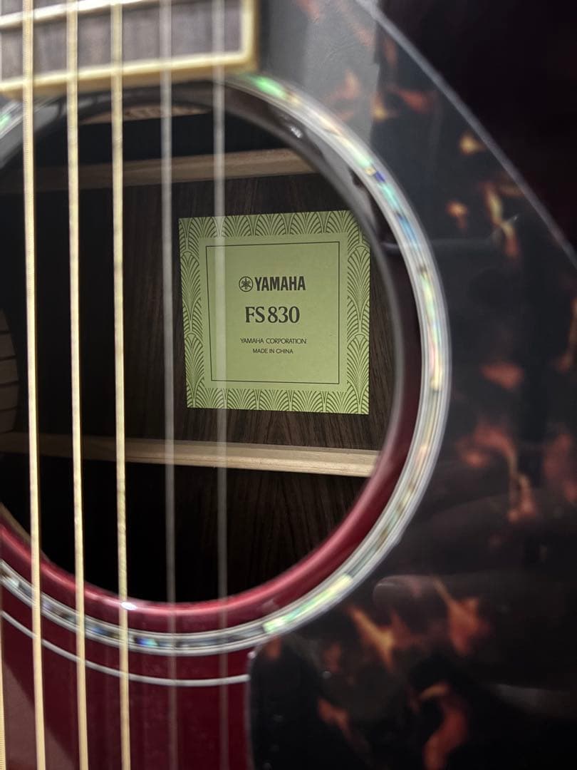 YAMAHA FS830DSR サンバースト 美品 使用10回程度 ケース付 - メルカリ