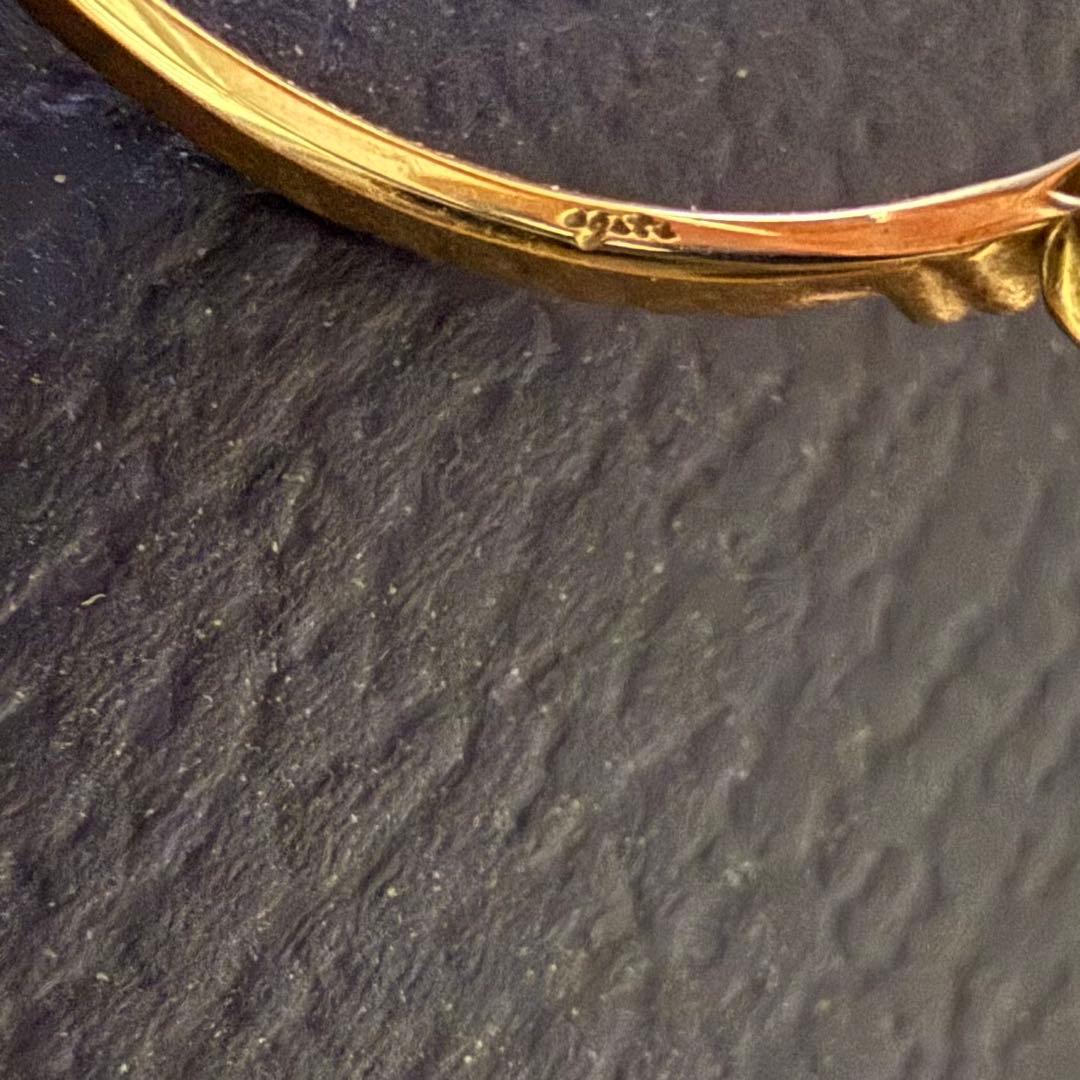 agete K10 白蝶貝 リング - メルカリ