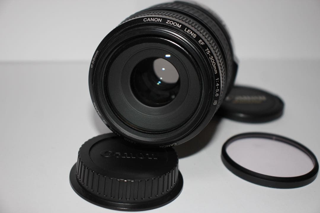一眼レフカメラ 手ぶれ補正レンズ Canon EF 75-300mm IS