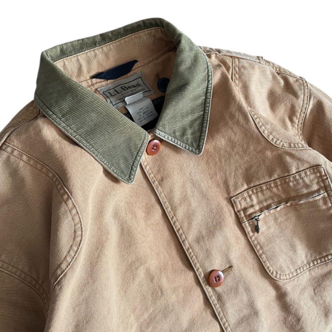 L.L.Bean 00sハンティングジャケット ライナー付きコーデュロイ襟L古着