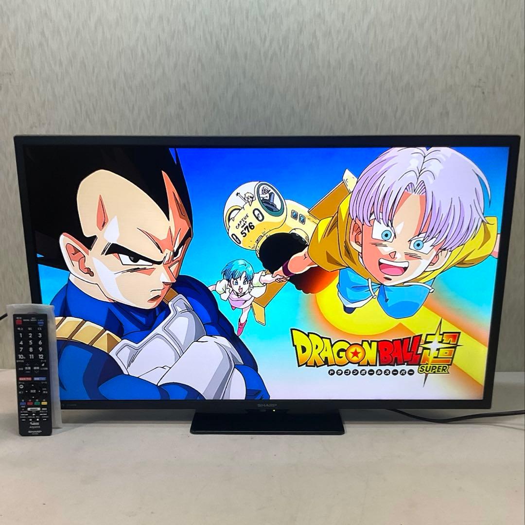 【高年式美品】SHARP 32型 液晶テレビ 2T-C32DE 新品リモコン付属