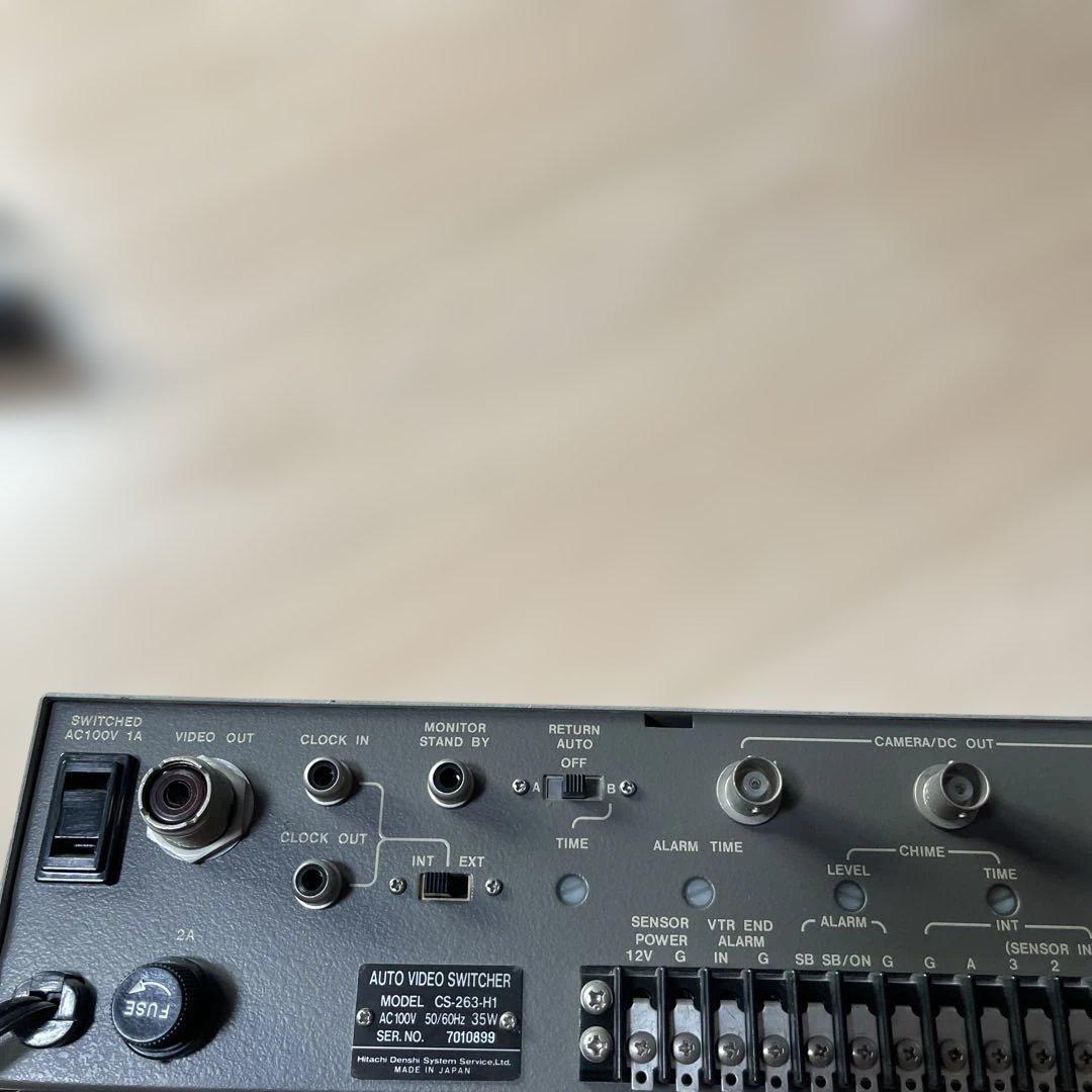 アンプ HITACHI REMOTE EYE AUTO VIDEO SWITCHER