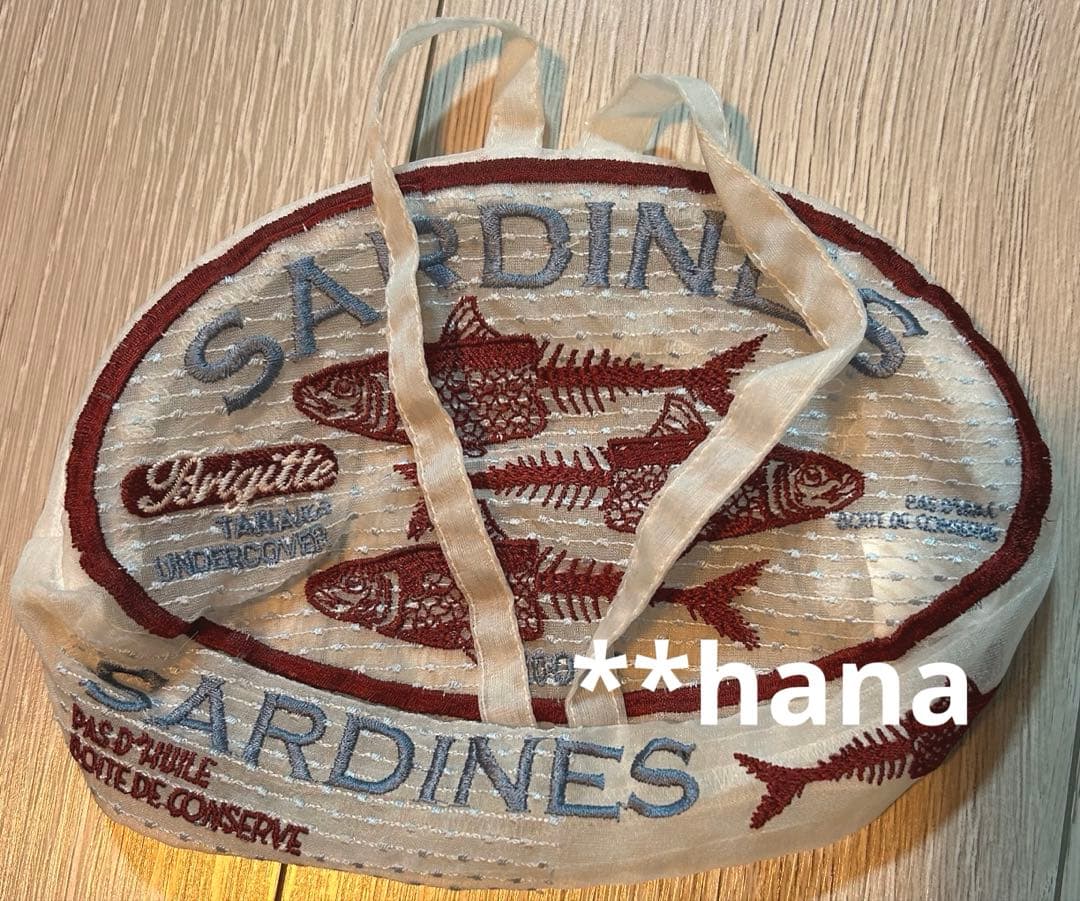 ブリジットタナカ アンダーカバー コラボ ポーチ オイルサーディン