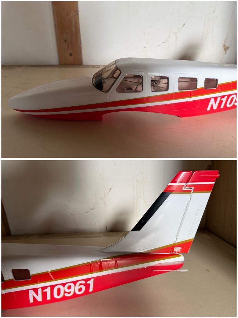 O-1810】KYOSHO 京商 パイパー PA34 VE29 飛行機 模型 - メルカリ