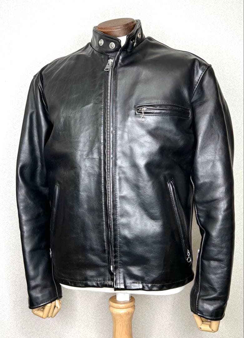 ①schott【40】641ライナー付 米国製◇革ジャンninjaハーレーgpz