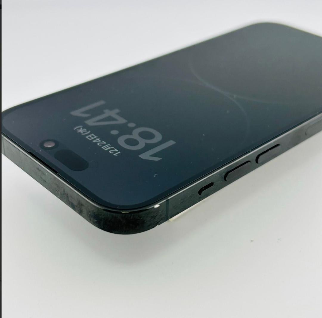 【極美品】iPhone14Pro Max スペースブラック128GBSIMフリー