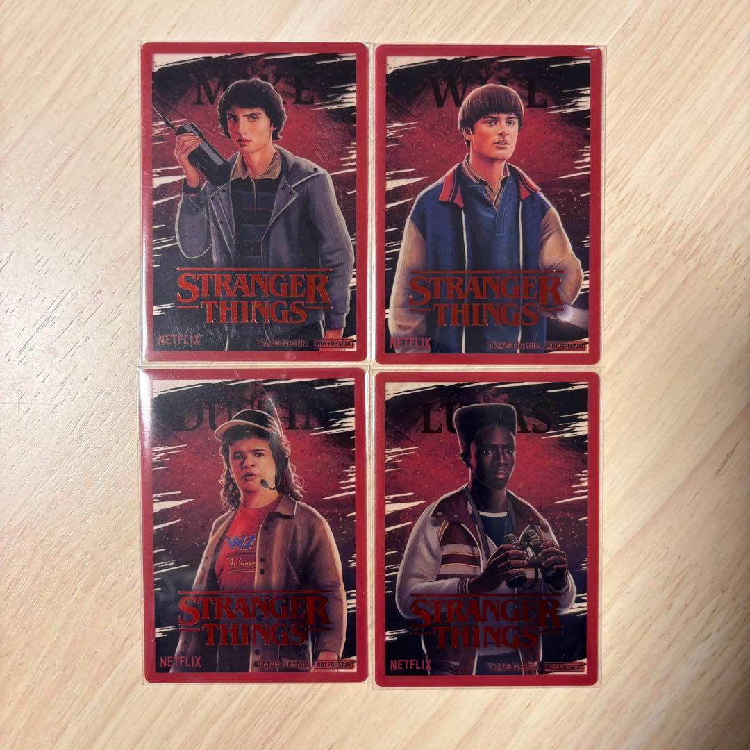 ストレンジャーシングス クリアカードセット - メルカリ