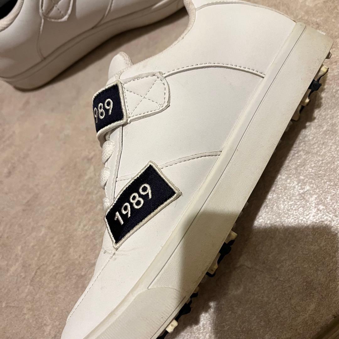 PEARLY GATES ゴルフシューズ レディース　22.5cm 靴　スパイク