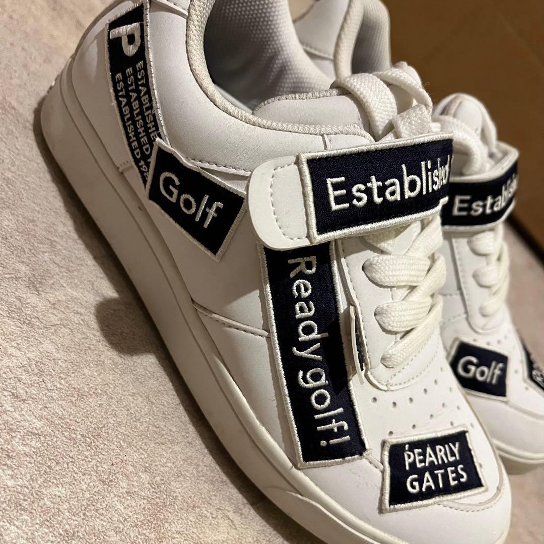 PEARLY GATES ゴルフシューズ レディース　22.5cm 靴　スパイク