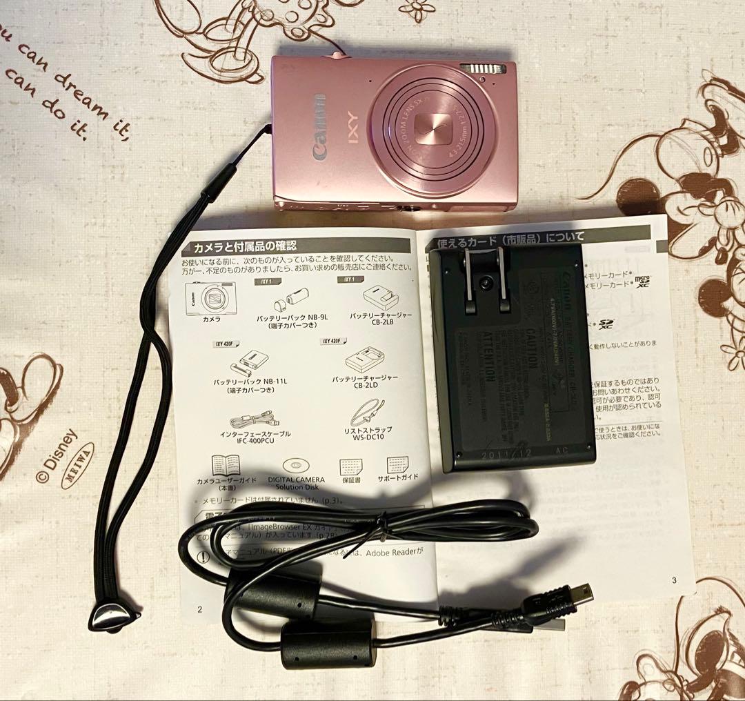 Canon IXY430F ピンク キャノン デジカメ 充電器付き