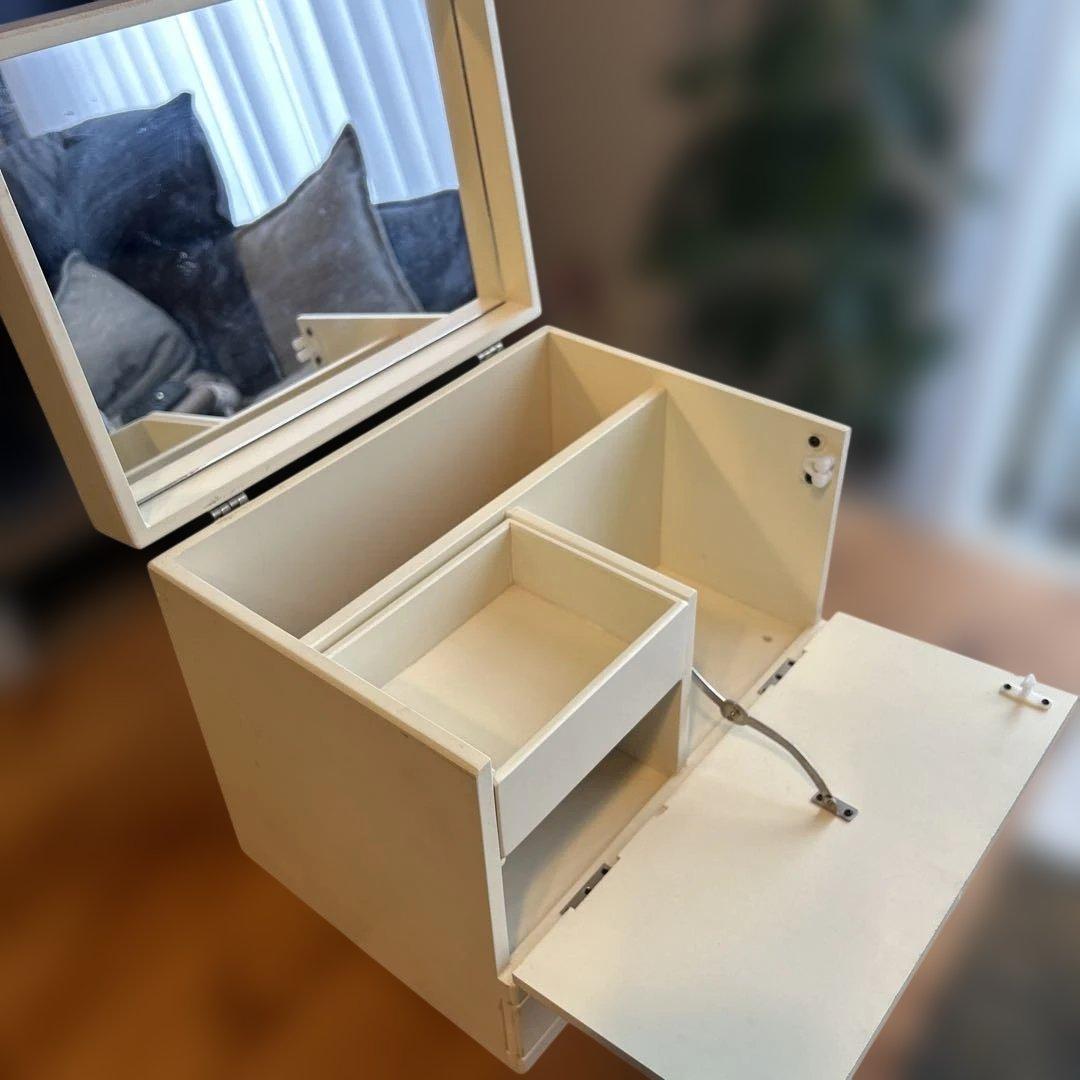 ハローキティ さくらんぼキティ 木製ドレッサー メイクボックス 希少