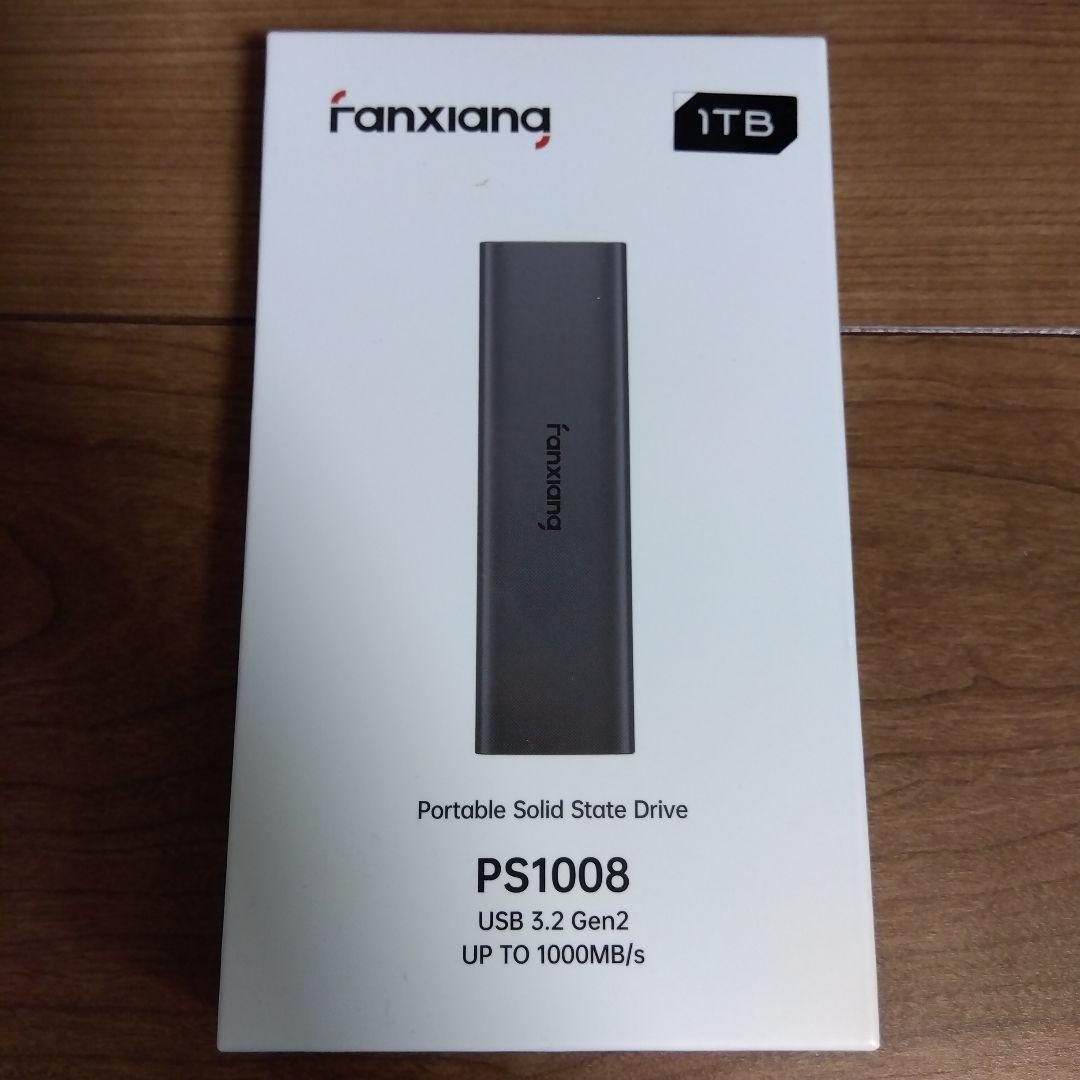 Fanxiang PS1008 1TB SSD　外付け 楽天市場】ポータブル外付けSSD 最大1050MB/s 500GB/1TB/2TB USB 3.2