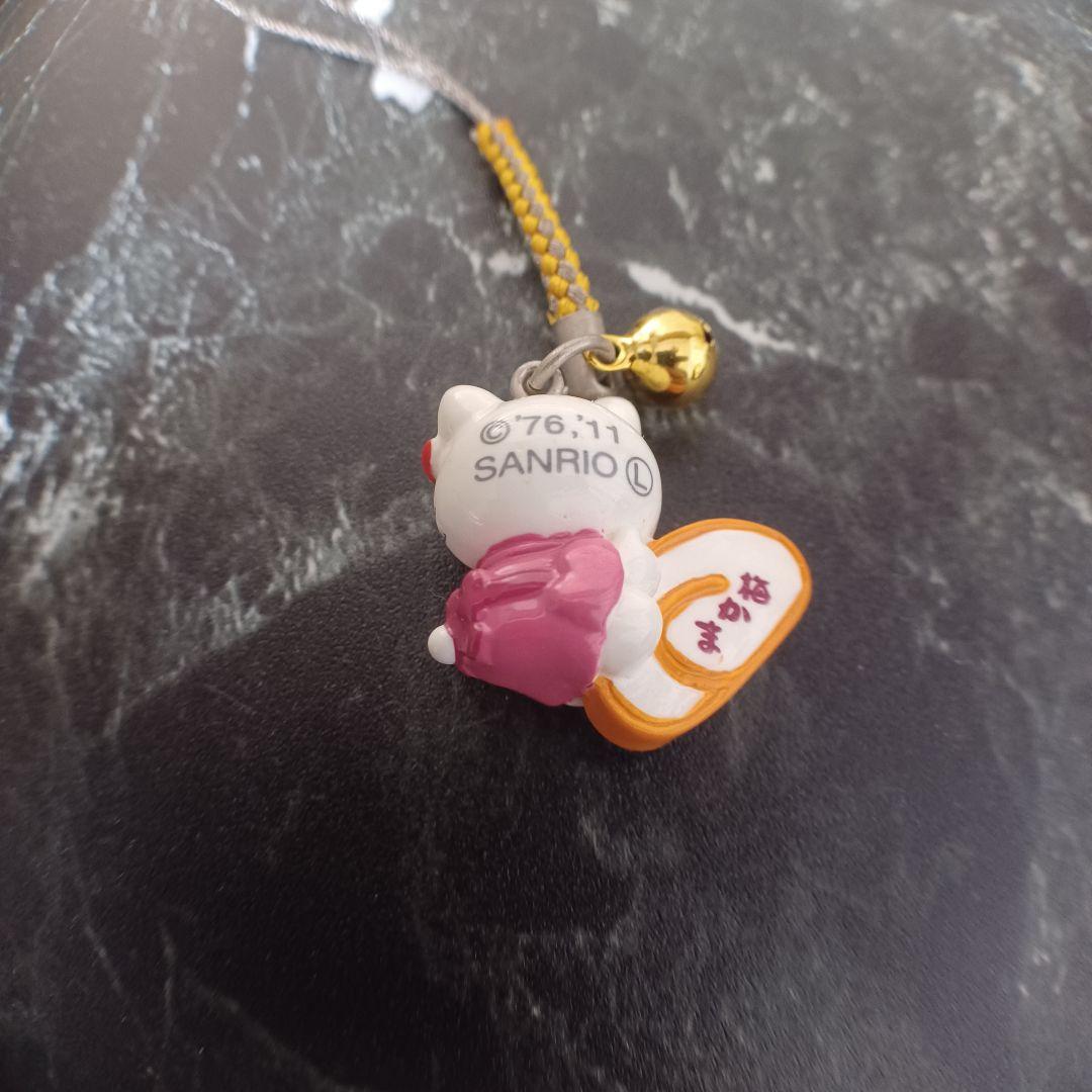 希少】ご当地キティちゃん ストラップ 富山限定 梅かま 赤巻かまぼこ