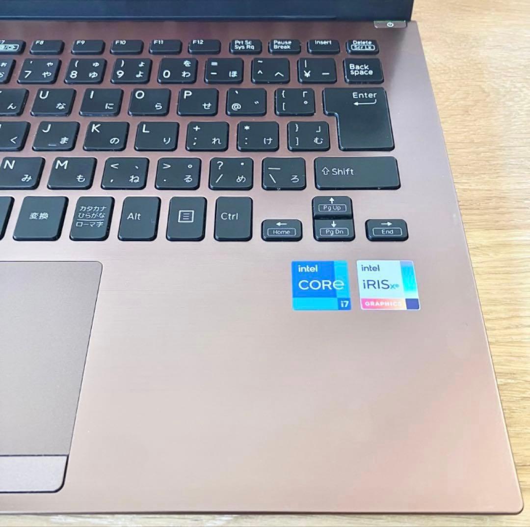 VAIO/32GB×SSD1TB/i7/Windows11タッチ軽量ノーPC