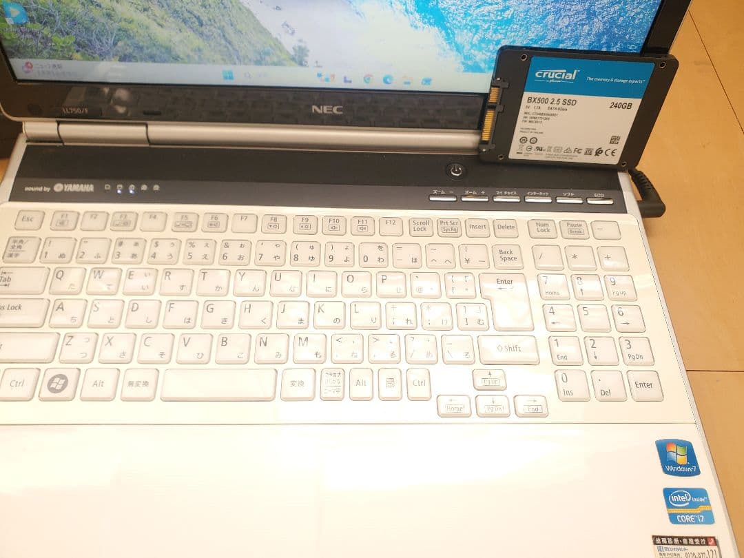 超高速NEC/Core-i7/SSD240GB/メモリ16GB/BD/DVDS