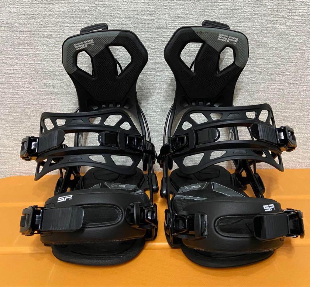 SP スノーボードビンディング ブラック　sサイズ SP Binding 24-25 SP UNITED CORE ME カラー:BLACK エスピー コア
