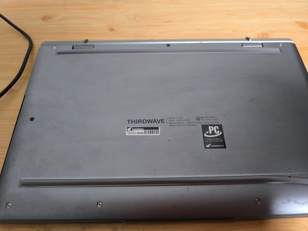 THIRDWAVE F-14IC Corei5-10351G1 訳あり