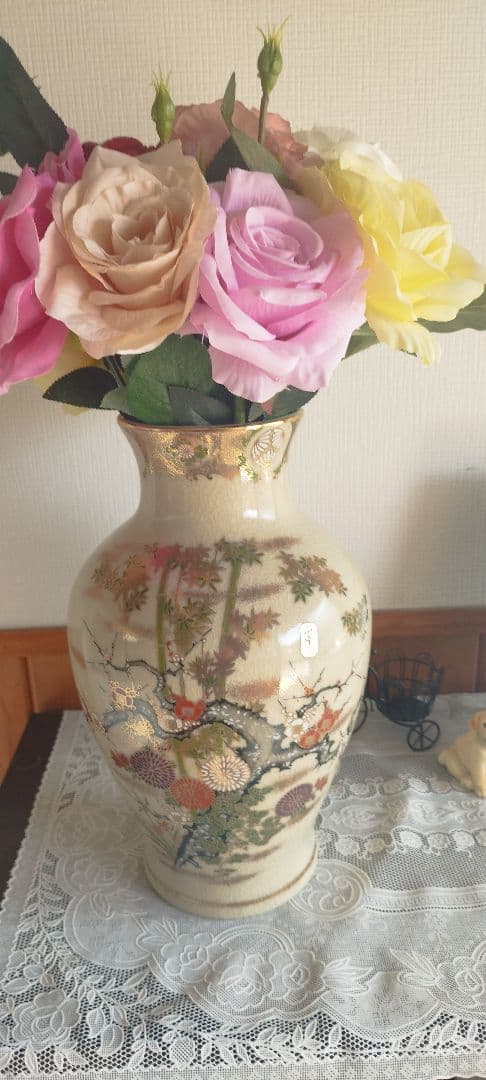 井沢幸三、『ポインセチア』、希少な画集より、新品高級額・額装付