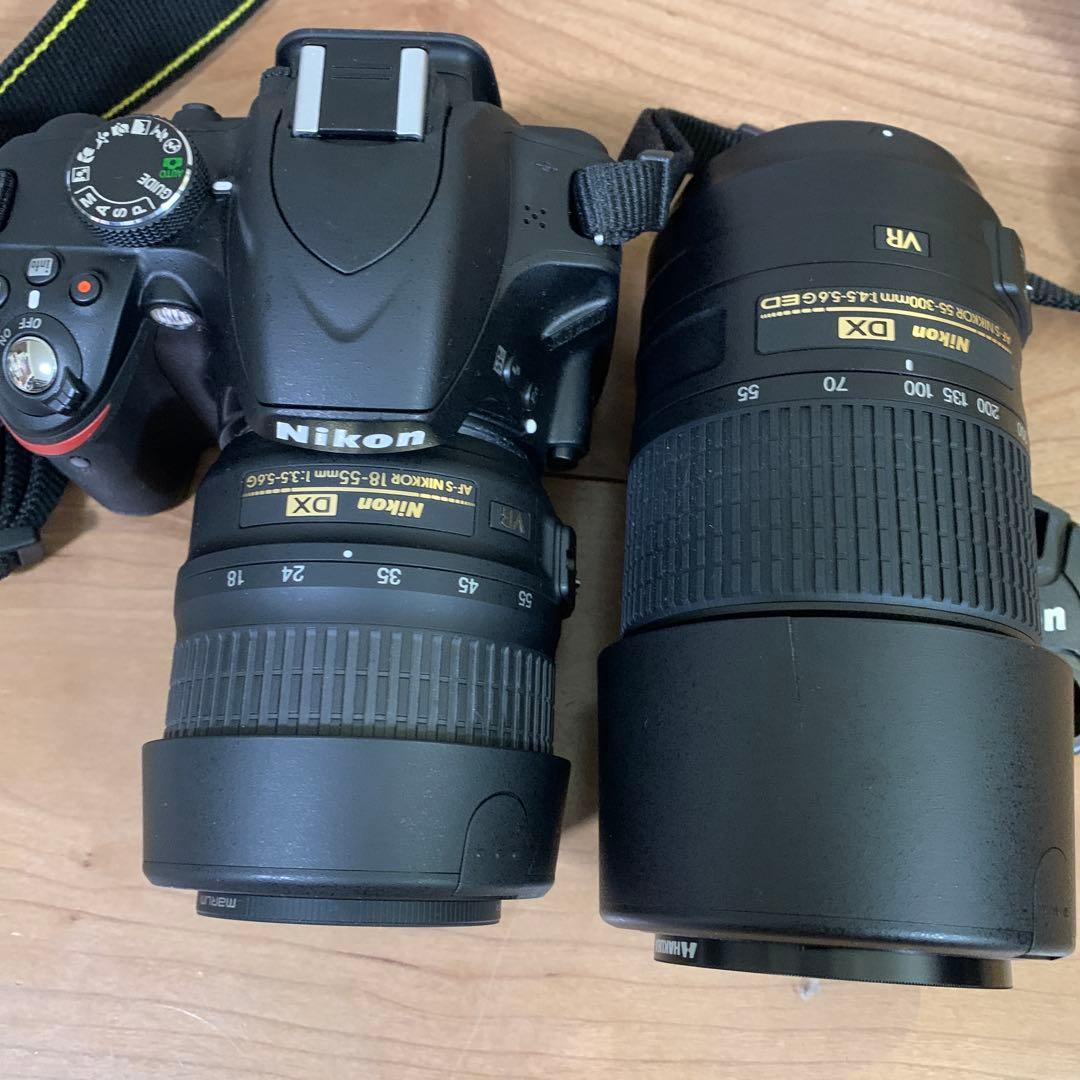 Nikon デジタルー眼レフカメラ D3200 300mmダブルズームキット