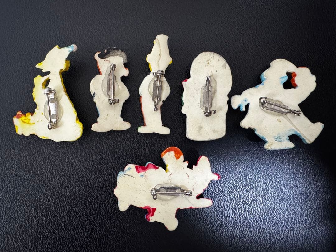 vintage セサミストリート ブローチ バッジ 6個セット デッドストック