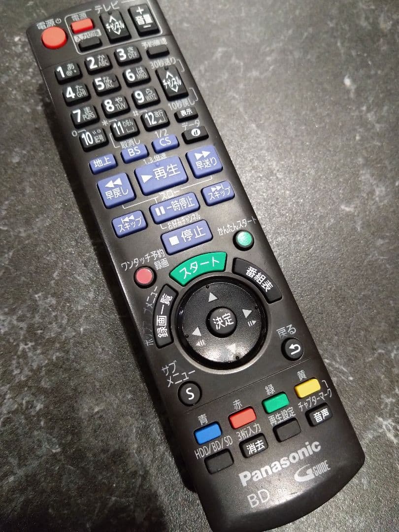 Panasonic BD用リモコン N2QAYB000821 - メルカリ