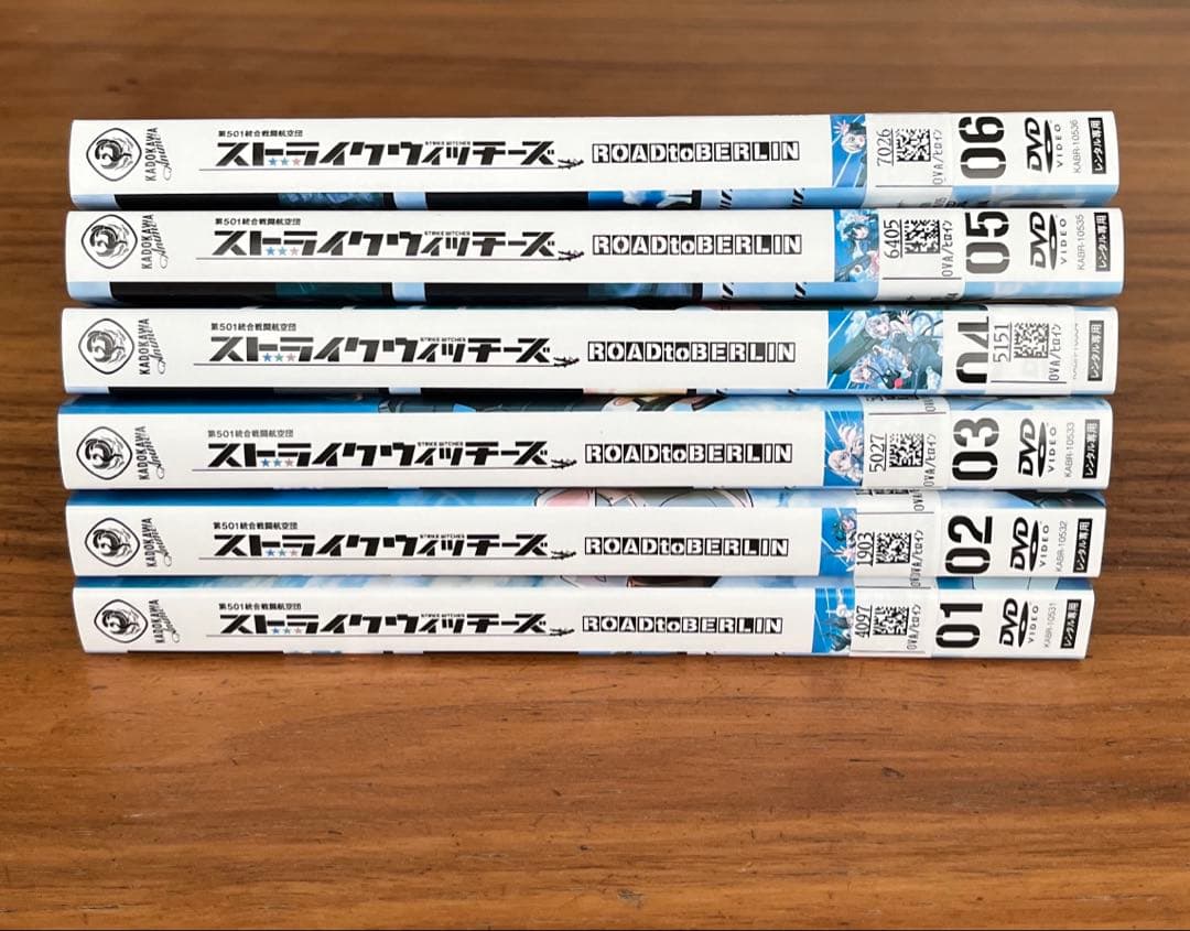 ストライクウィッチーズ ROAD to BERLIN DVD 全6巻 全巻セット - メルカリ