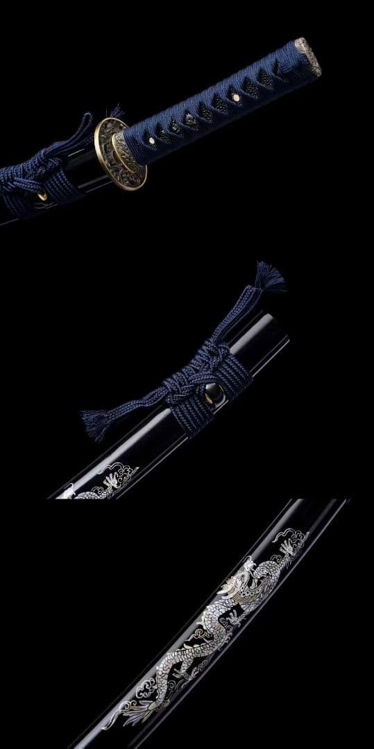 青龍】古兵器 武具 刀装具 日本刀 模造刀 居合刀 武士道 鑑賞用 肋