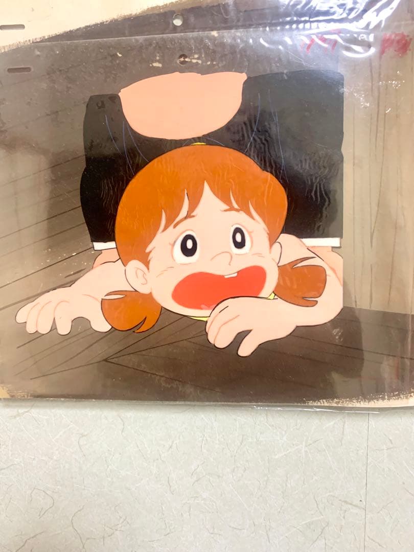 昭和のアニメ「てんとう虫の歌」セル画バック付き - メルカリ