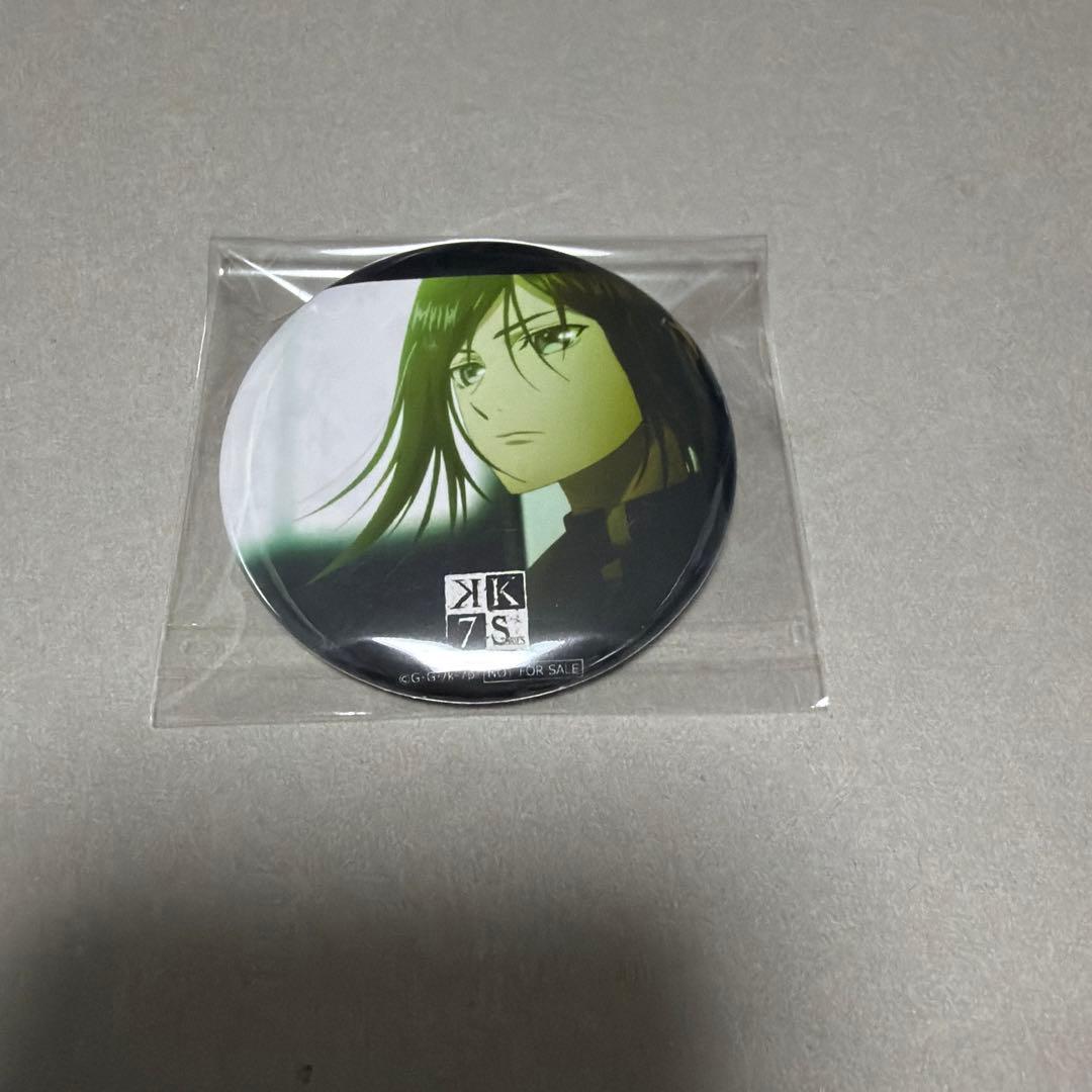 アニメガ　特典　缶バッジ　夜刀神狗朗　クロ　K SEVEN STORIES 原画 缶バッジ 夜刀神狗朗 クロ アイドルK K SEVEN STORIES アニメK