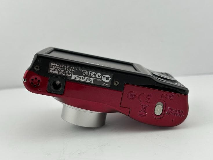★極上美品★ニコン NIKON COOLPIX L23 レッド★メモリーカード付