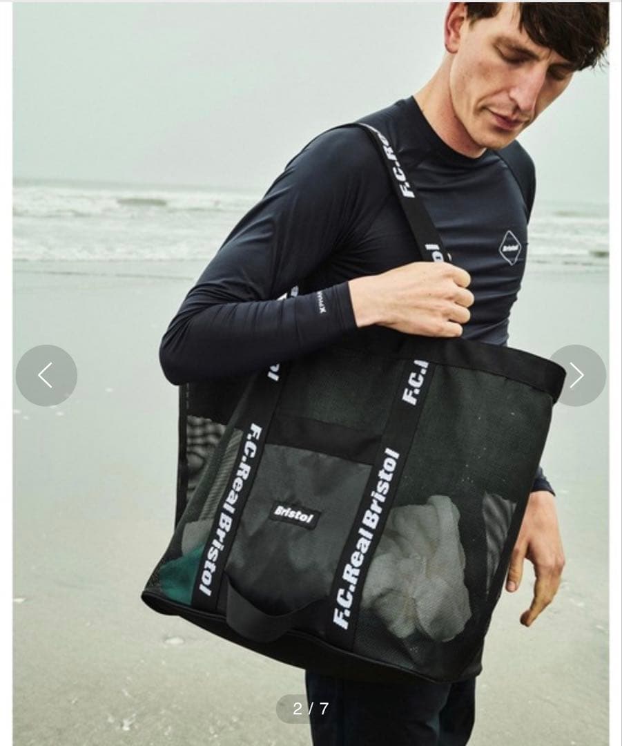 バッグ F.C.Real Bristol MESH TOTE BAG 24