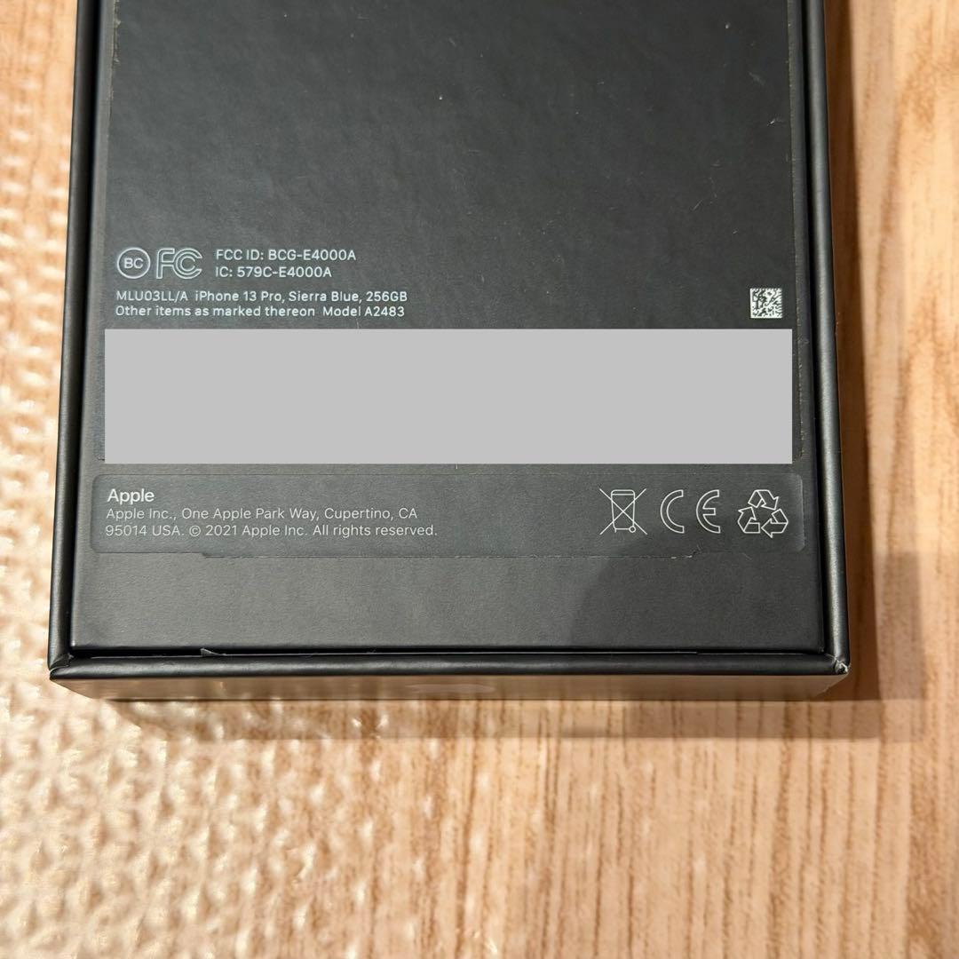 アメリカ版 iPhone 13 Pro 256GB シエラブルー