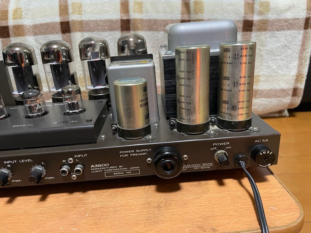 LUXMAN LUXKIT A3600 真空管アンプ　パワーアンプ