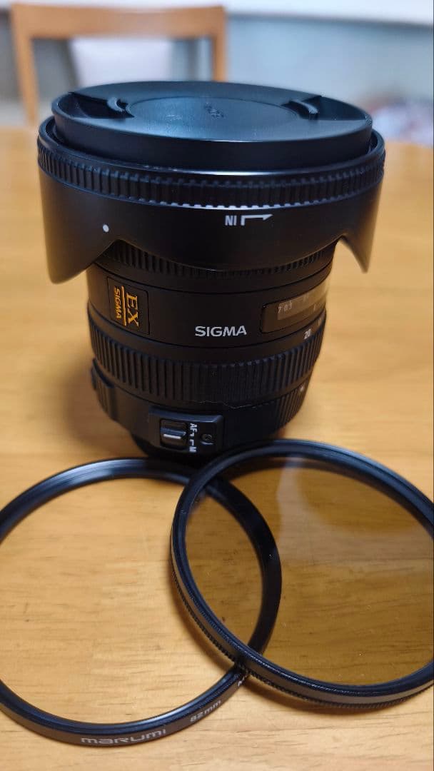 SIGMA 10-20mm F3.5 EX DC HSM ニコン フィルター2種