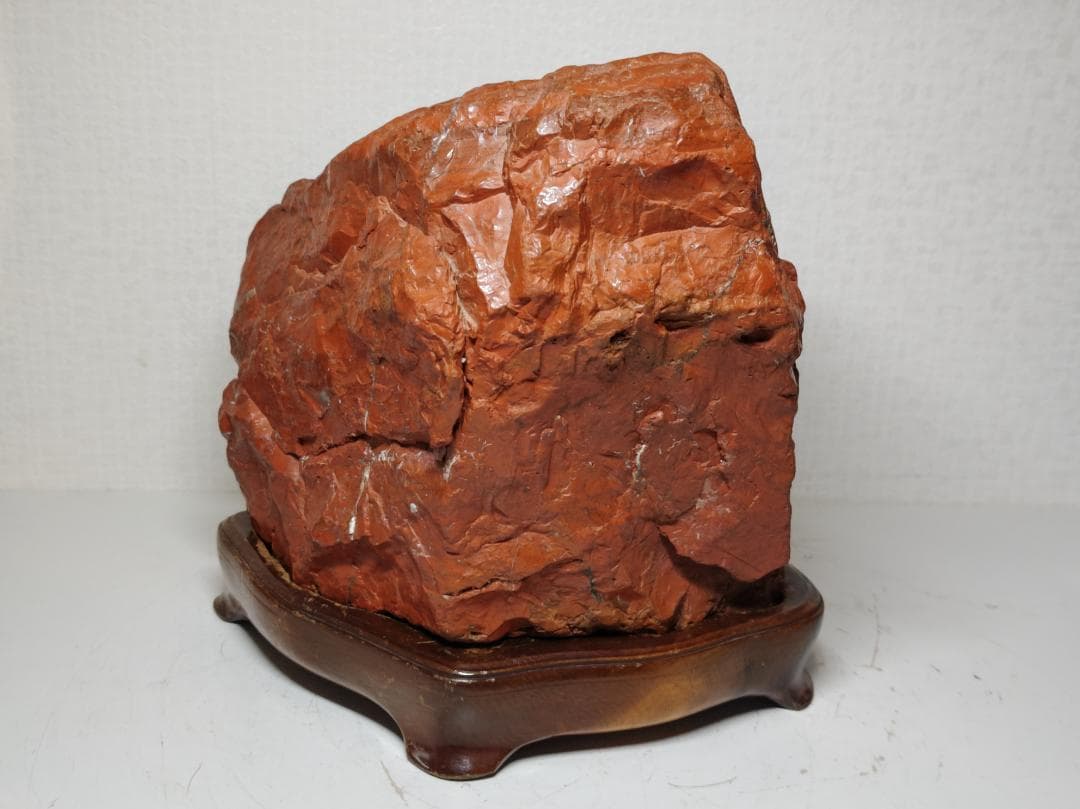 【KS】赤玉石 7.4kg ジャスパー 碧玉 赤石 鑑賞石 原石 自然石