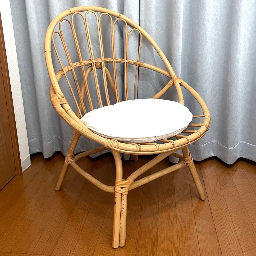 値下げしました】unico ラタンチェアCAGE（カージュ） ソファ - メルカリ
